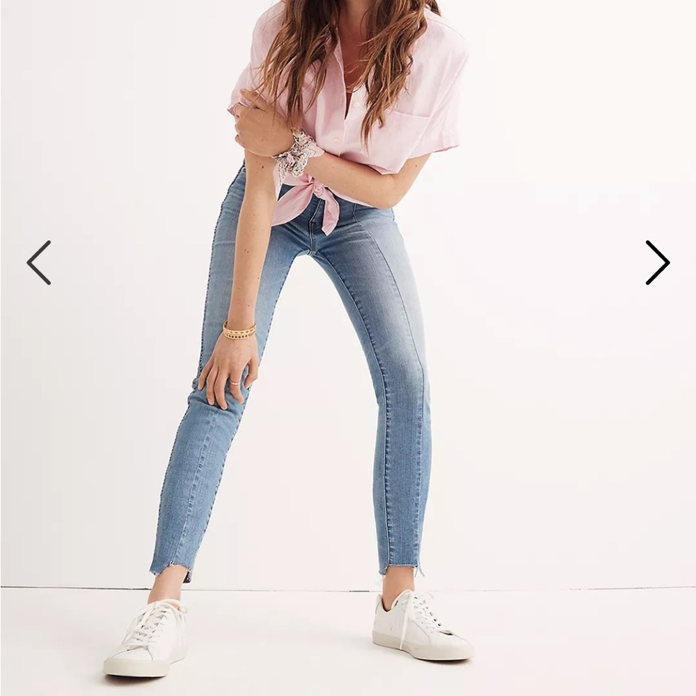 Madewell 9” High-Rise Skinny: Seamed Step Hem Edition